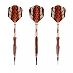 Click here to learn more about the Shot! Darts Tribal Weapon 1 Series Soft Tip Dart Set-90% Tungsten Barrels.