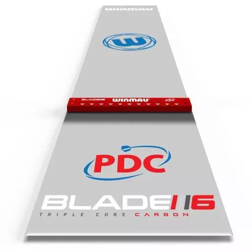 Winmau Clearzone PVC Dart Mat with Integrated Oche