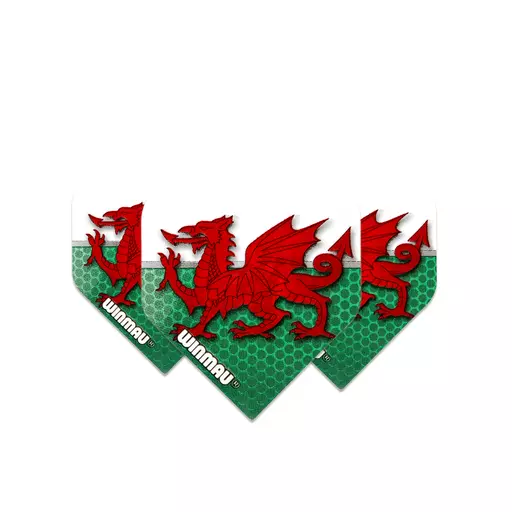 Winmau Mega Standard Wales Theme Flights