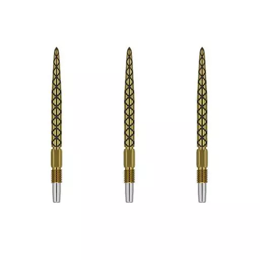 Target Darts SWISS  Diamond Pro Gold Steel Tip Replacement Points