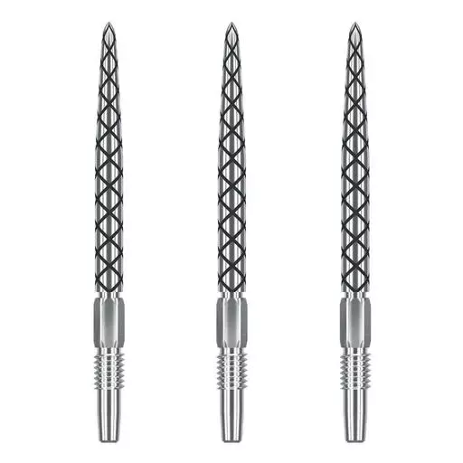 Target Darts SWISS Steel Tip Replacement Points - DIAMOND Silver