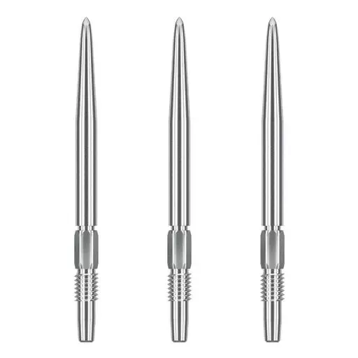 Target Darts SWISS Steel Tip Replacement Points - SMOOTH Silver