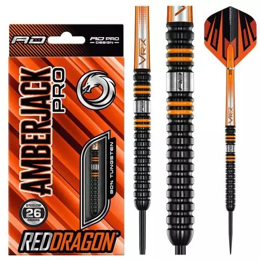 Red Dragon Amberjack Pro 1 Steel Tip Darts