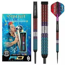 Click here to learn more about the Red Dragon Peter Wright Spirit Steel Tip Darts.