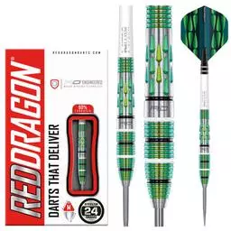 Click here to learn more about the Red Dragon Artura Screamin' Green Steel Tip Darts.
