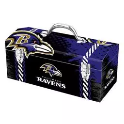 Click here to learn more about the Fan Mats Baltimore Ravens Tool Box.