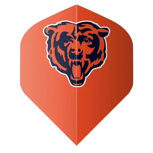 Shot! Darts NFL Bears Flight Set Orange