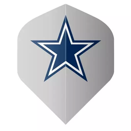 Shot! Darts NFL Cowboys Flight Set White