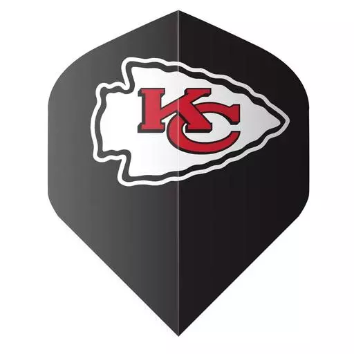 Shot! Darts NFL Chiefs Flight Set Black