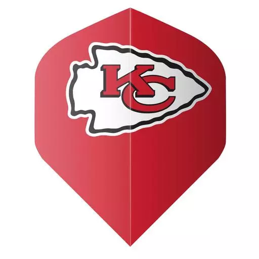 Shot! Darts NFL Chiefs Flight Set Red