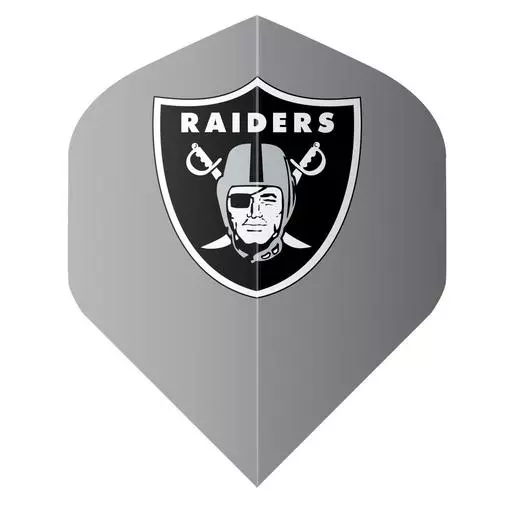 Shot! Darts NFL Raiders Flight Set Grey