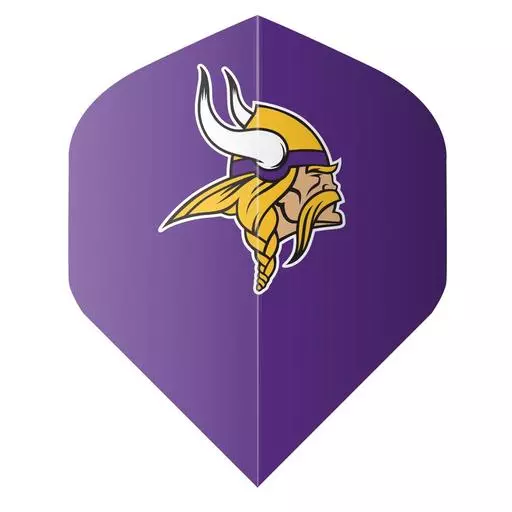 Shot! Darts NFL Vikings Flight Set Purple