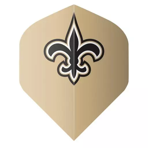 Shot! Darts NFL Saints Flight Set Yellow