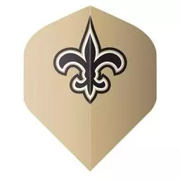 Click here to learn more about the Shot! Darts NFL Saints Flight Set Yellow.