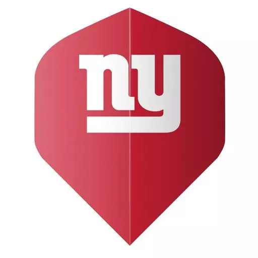 Shot! Darts NFL Giants Flight Set Red