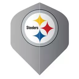 Click here to learn more about the Shot! Darts NFL Steelers Flight Set Grey.