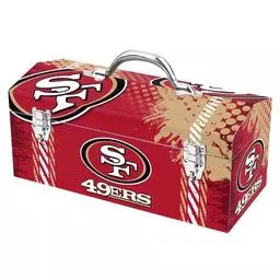 Click here to learn more about the Fan Mats San Francisco 49ers Tool Box.