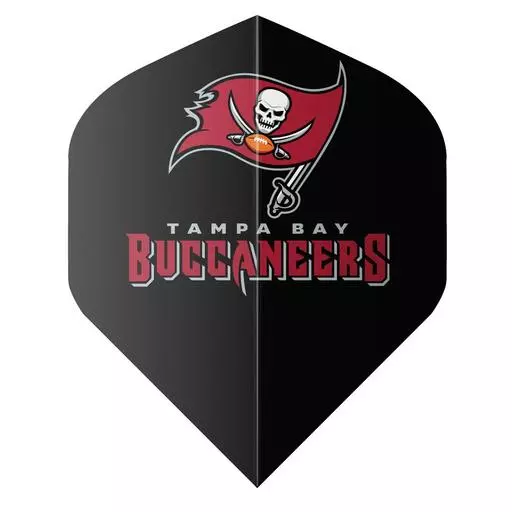 Shot! Darts NFL TB Buccaneers Flight Set Black