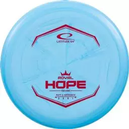 Click here to learn more about the Latitude 64 Royal Sense Hope Putt and Approach Disc.