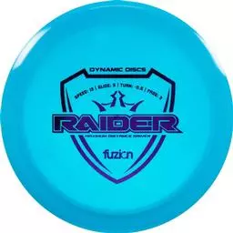 Click here to learn more about the Dynamic Discs Fuzion Raider Maximum Distance Driver.
