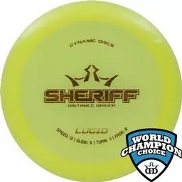 Click here to learn more about the Dynamic Discs Lucid Sheriff Distance Driver.
