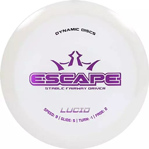 Dynamic Discs White Lucid Escape Stable Fairway Driver