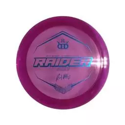 Click here to learn more about the Dynamic Discs Lucid Raider Ricky Wysocki Sockibomb Stamp Distance Driver.