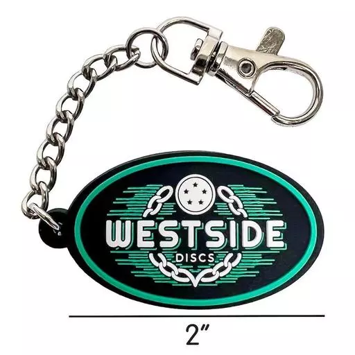 Westside Discs Rubber Keychain