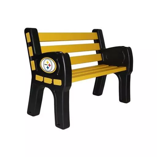 Imperial Pittsburgh Steelers Park Bench