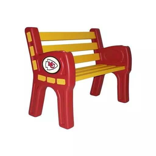 Imperial Kansas City Chiefs Park Bench