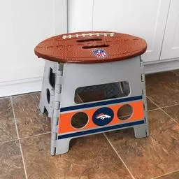 Click here to learn more about the Fan Mats Denver Broncos Folding Step Stool.