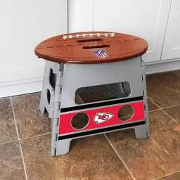 Click here to learn more about the Fan Mats Kansas City Chiefs Folding Step Stool.