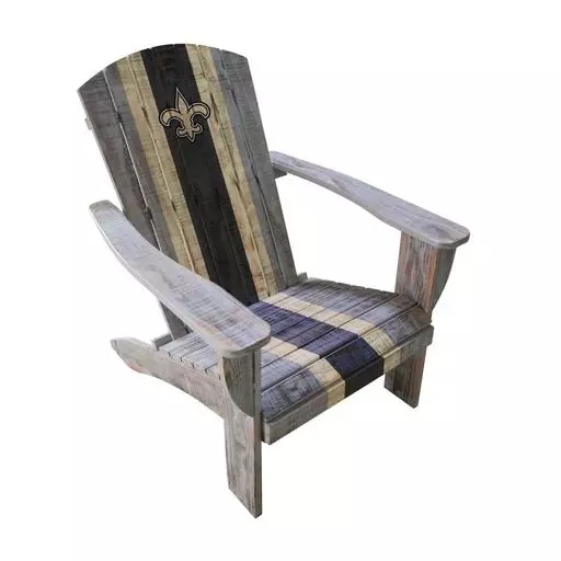 Imperial New Orleans Saints Wood Adirondack Chair