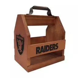 Click here to learn more about the Imperial Las Vegas Raiders Wood BBQ Caddy.