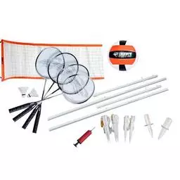 Click here to learn more about the Triumph Advanced Volleyball/Badminton Combo Set.