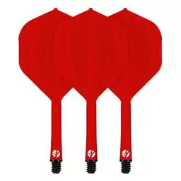 Click here to learn more about the Shot! Darts Flight Deck-One Piece Dart Flight and Shaft System-Red.