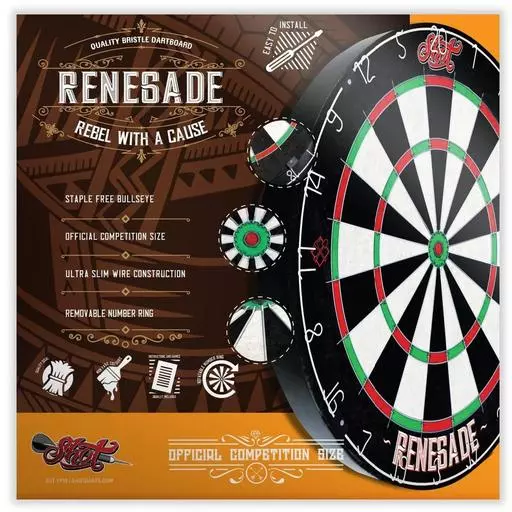 Shot! Darts RENEGADE BRISTLE DARTBOARD