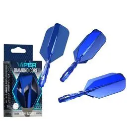 Click here to learn more about the GLD Viper Diamond Core II Integrated Dart Flight & Shaft System Slim Blue.