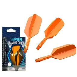 Click here to learn more about the GLD Viper Diamond Core II Integrated Dart Flight & Shaft System Slim Neon Orange.
