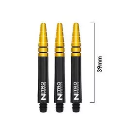 Click here to learn more about the Red Dragon Nitrotech Intermediate Black/Gold Dart Shafts.