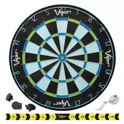 Click here to learn more about the Viper Chroma Sisal Fiber Dartboard.