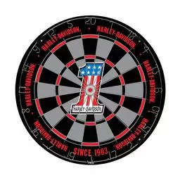 Click here to learn more about the Harley Davidson #1 Dartboard.