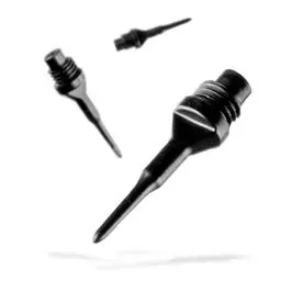 Click here to learn more about the Viper Tufflex Tips II 1/4" Black 500Ct Soft Dart Tips.