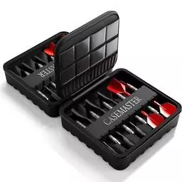 Click here to learn more about the GLD Casemaster Maxx 6 Dart Case Black.