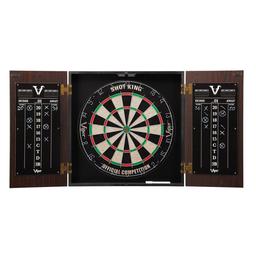 Click here to learn more about the Viper Stadium Dartboard Cabinet with Shot King Sisal Dartboard.