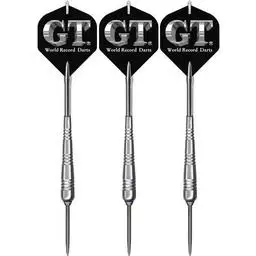 Click here to learn more about the Bottelsen Hammer Head G.T. III Silver  Steel Tip Darts.