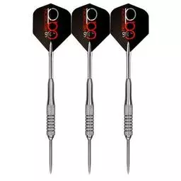 Click here to learn more about the Bottelsen Precision Grip Hammer Head Silver Finish No Bounce Steel Tip Darts.