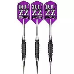 Click here to learn more about the Bottelsen Buzz Bomb Black Steel Finish Soft Tip Darts.