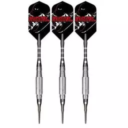 Click here to learn more about the Bottelsen Devastators Silver Finish Coarse Knurl Soft Tip Darts.