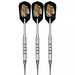 Click here to learn more about the Bottelsen Gorilla Grip Silverback Soft Tip Darts.